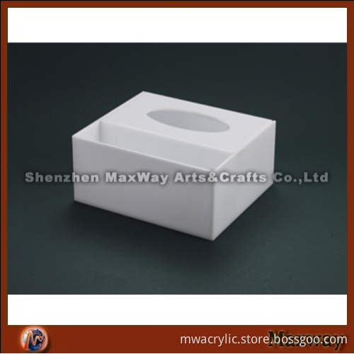 White Hot Selling Elegant Acrylic/Perspex Napkin Case/Box